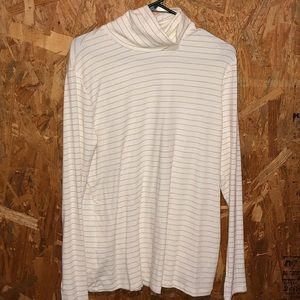 Cream and Gold Turtleneck